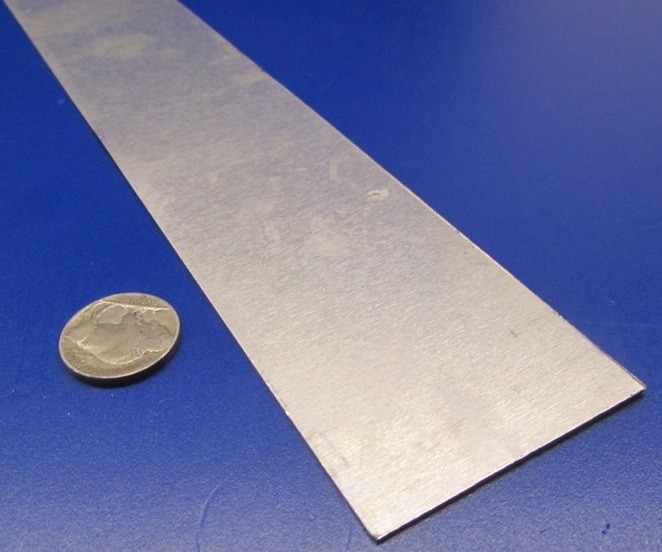 6061 T6 Aluminum Bar .050″ Thick x 2.0″ Wide x 48″ Length, 2 Pieces