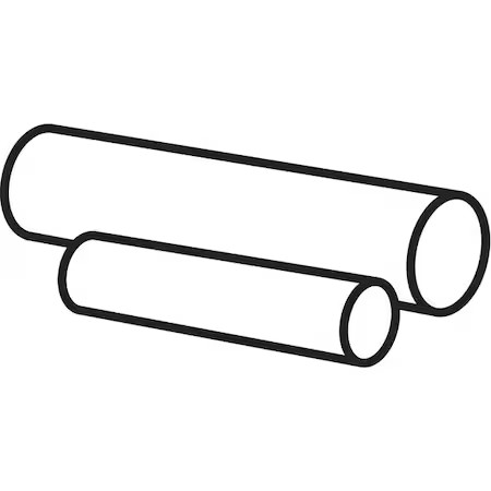 Zoro Select G15-Trfe-.187-3 White Ptfe Rod Stock 3 Ft. L, 3/16″ Dia.,
