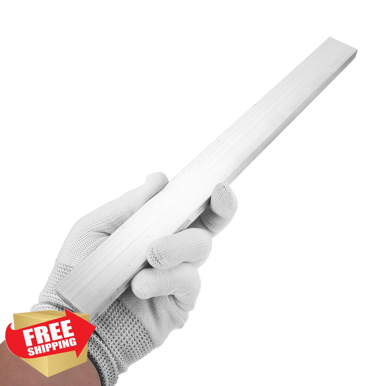 MECCANIXITY 3/8″x1-3/16″x13″ Aluminum Flat Bar 6063 Mill