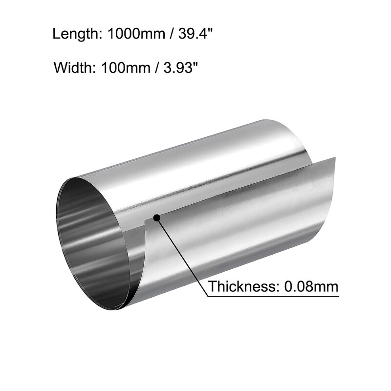 304 Stainless Steel Tape Foil Sheet Plate Strip Panel 0.01mm – 0.3mm Thick