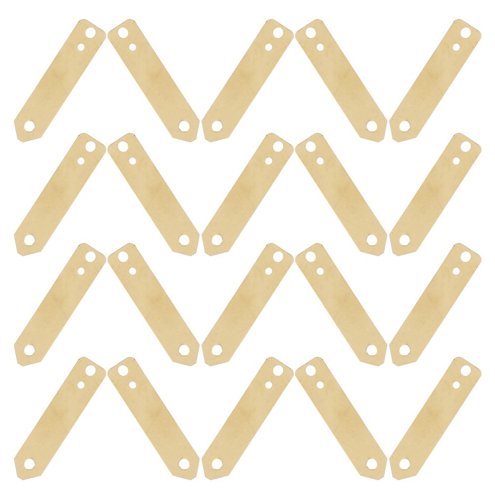 20Pcs Pure Copper Anode Sheets for Fruit Battery DIY Science Learning Golden