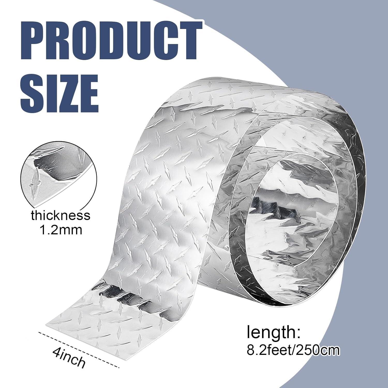 Durable 4 Inch Wide Aluminum Diamond Plate – Ideal for Various Projects & Decor
