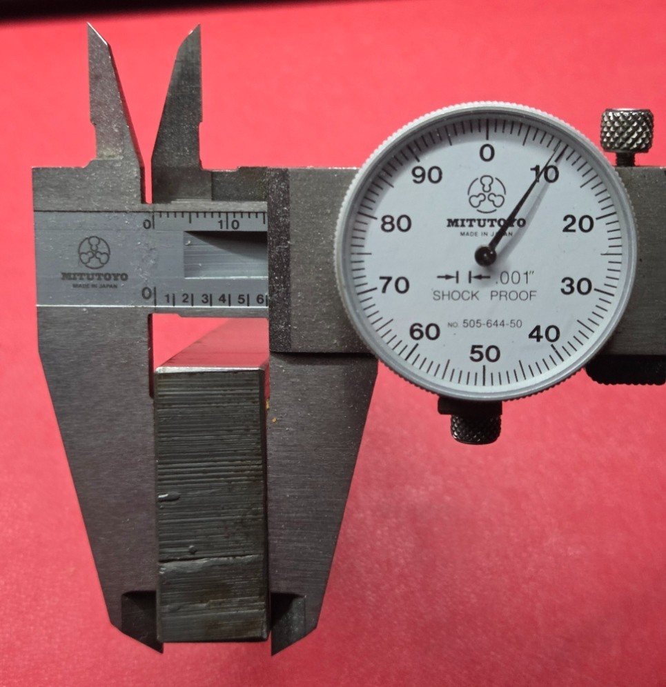 D2 Tool Steel Block Billet 3.850″ L x 1.525″ W x 0.61″ Thick, 15.6 Oz.