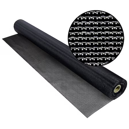 Zoro Select 3004166 Polyester Screen, Vinyl Coated Polyester, 36 In W, 100 Ft,
