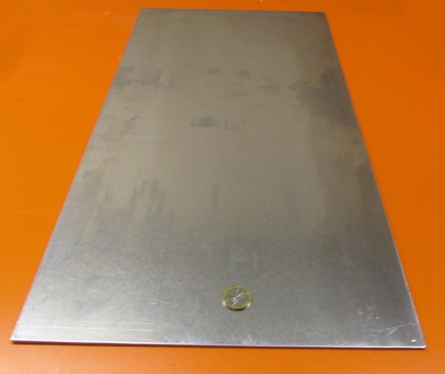 1100 Aluminum Sheet Softened (O) .090″ Thick x 12.0″ Wide x 24.0″ Long