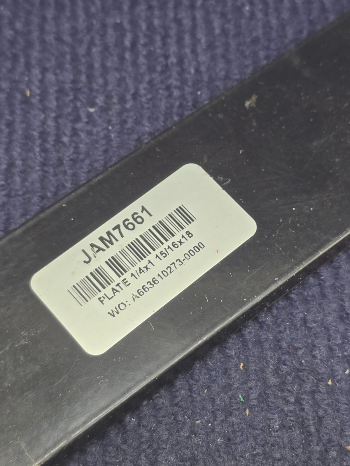 JAM7661: Heavy Duty Replacement Plate 1/4 x 1 15/16 x 18