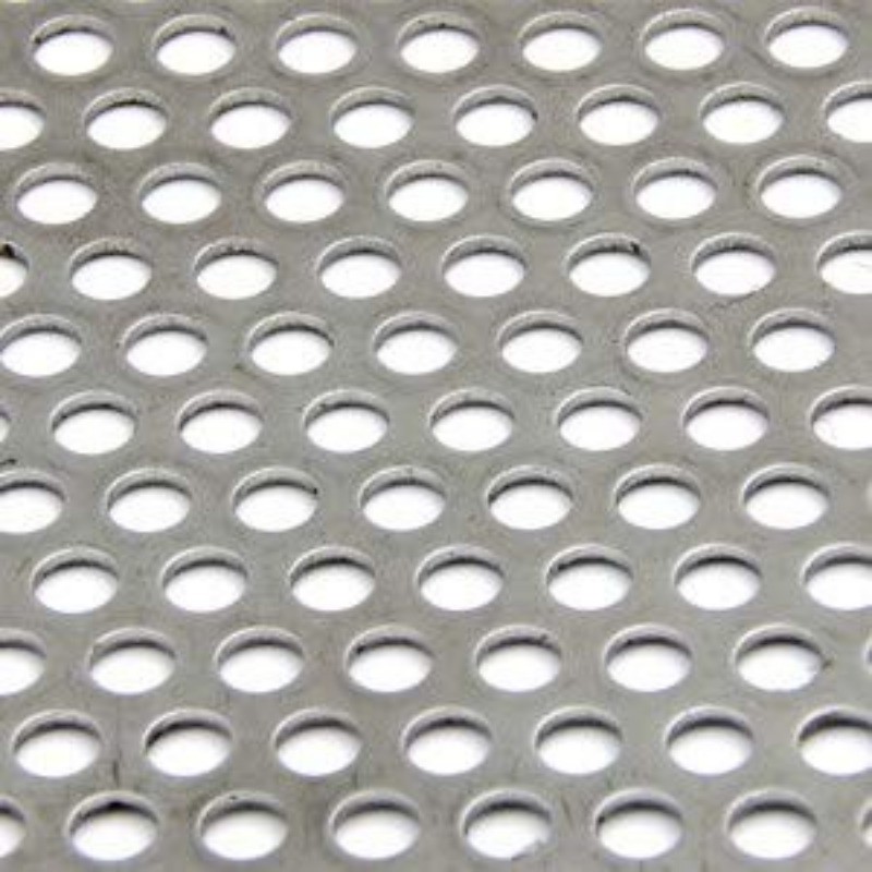 304 Stainless Steel Perforated Sheet Unpolished (Mill) Finish Annealed