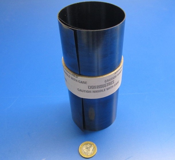 Blue Tempered Spring Steel Shim 0.006″ x 6.00″ x 50″ Length
