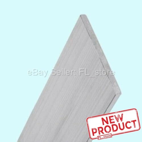 Aluminum Bar Flat Stock 1/4″ x 2″ Wide x 6 Feet Long Unpolished Finish Alloy