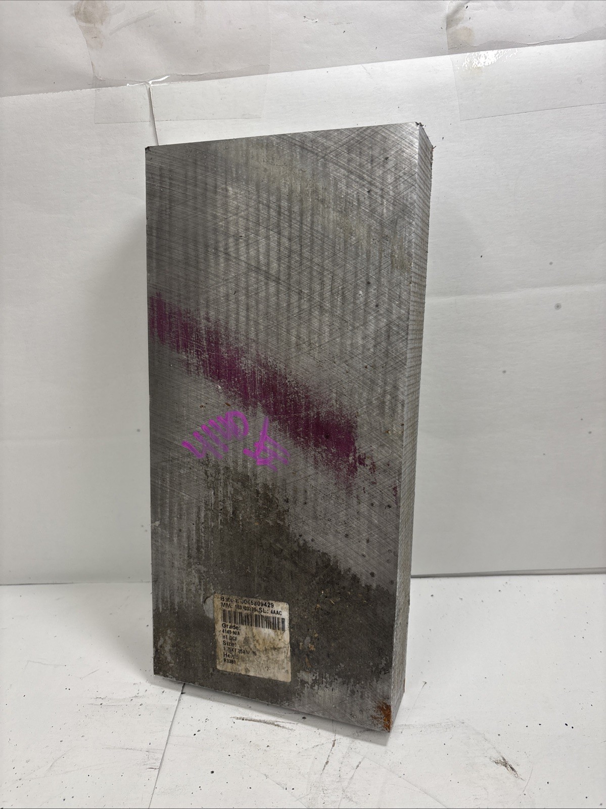 Flat Stock,Steel,4140 1-3/4” Thick.. 6-1/4” X 13-1/4”