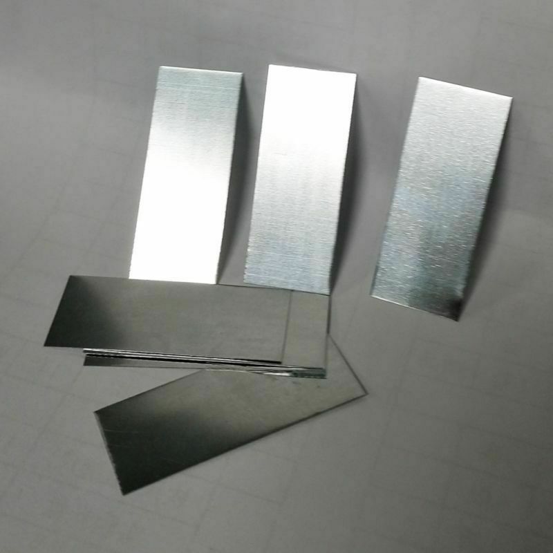 2PCS zinc Electrode Strip Scientific Zinc Electrode