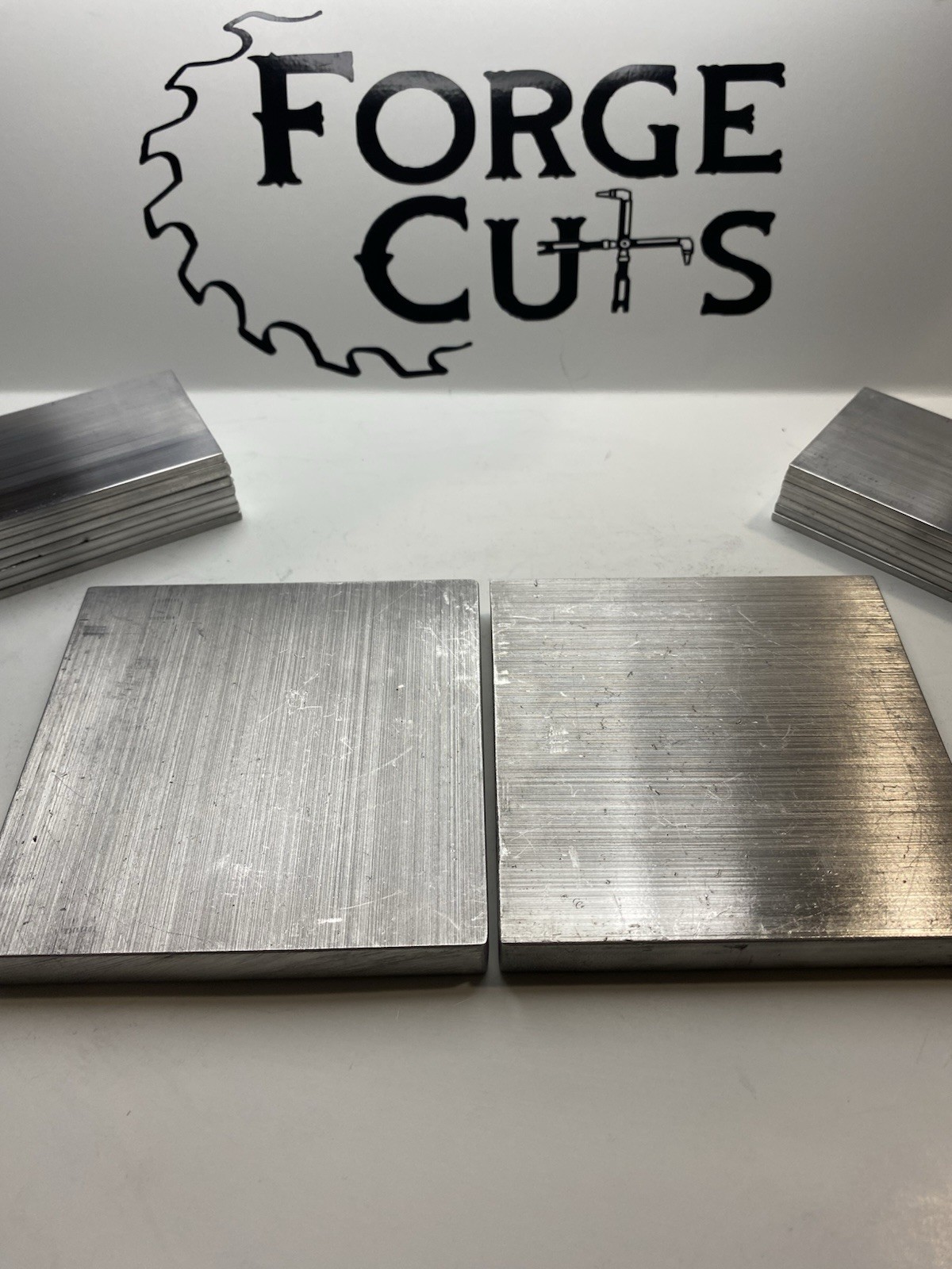 .500 1/2” Aluminum 4”x 4” Metal Blank 6061 Aluminum Solid Stock Machining 2 Pcs