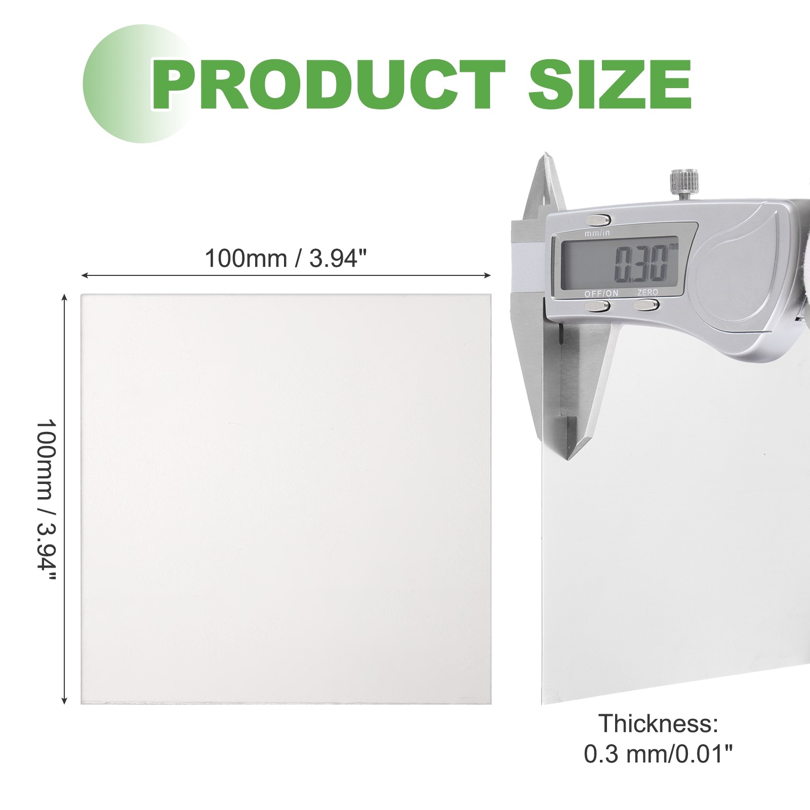 100x100x0.3mm Pure Grade TA1 Titanium Plate Sheet Titanium Metal Sheet