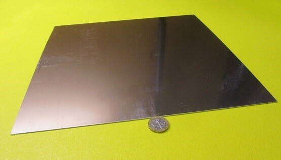 304 Stainless Steel Sheet Annealed, .060″ Thick x 12″ Wide x 12″ Length, 1 Unit
