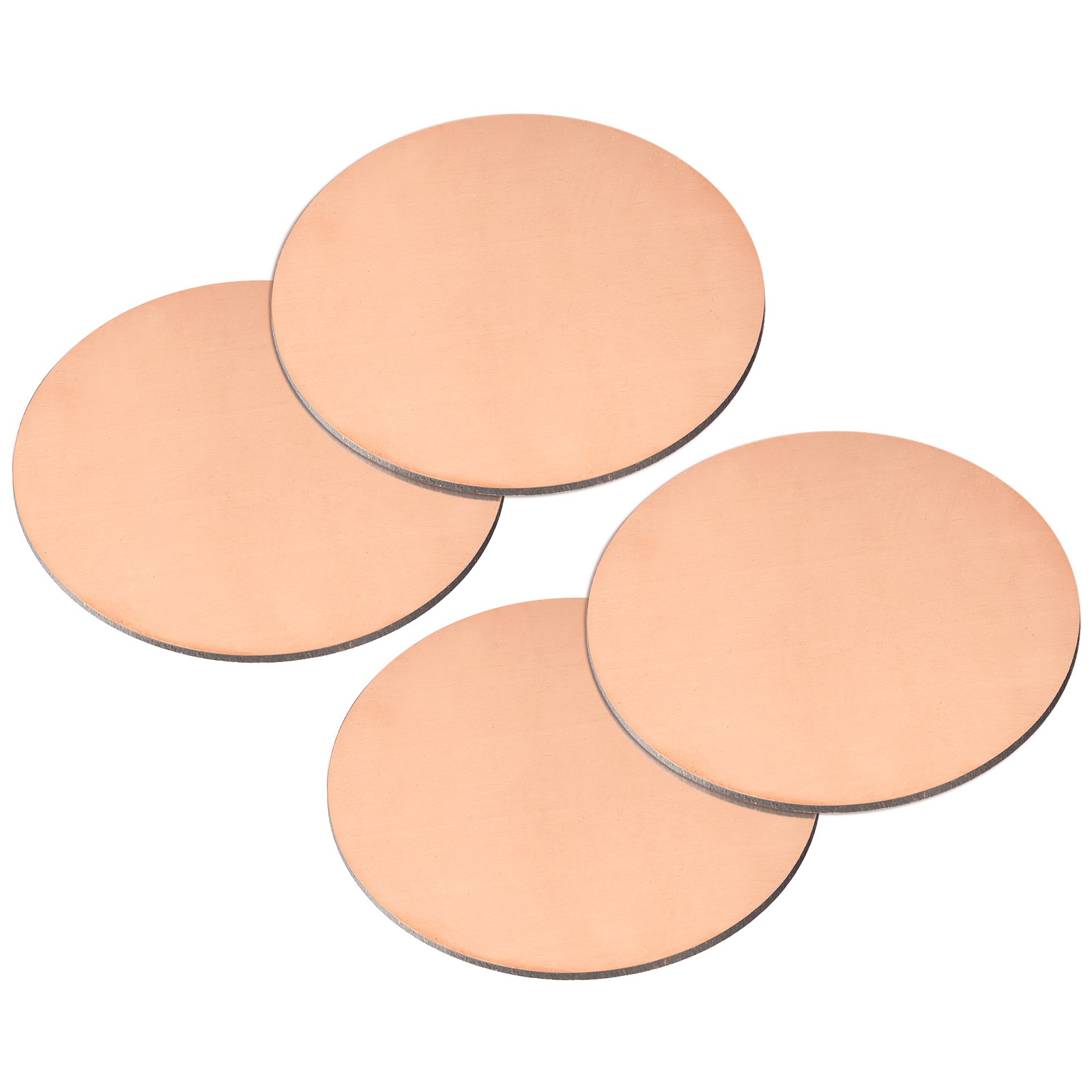 4pcs Pure Copper Sheet 1 3/4″ x 0.04″ 18 Gauge T2 Copper Metal Round Plate