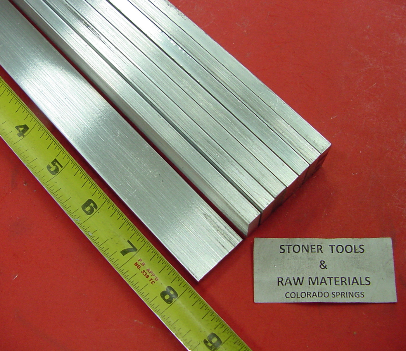 8 pieces 1/4″ X 1.0″ ALUMINUM 6061 FLAT 8″ long T6 Extruded Bar Stock Cut New
