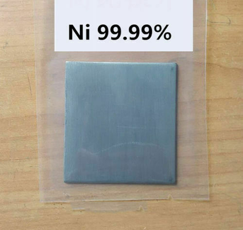 Pure Nickel Metal Thin Sheet Plate 1mm x 100mm x 100mm Electroplating Anode NEW