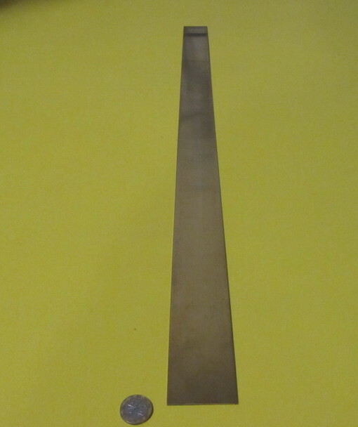 260 Brass Flat Bar .063″ Thick x 2.0″ Wide x 36″ Length