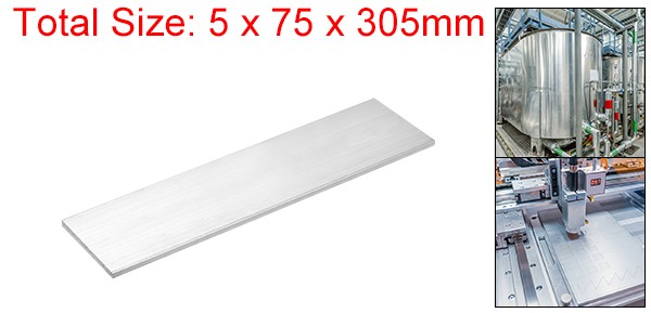 Square Aluminum Bar 1/4″ Thick 3″ Width 12″ Length