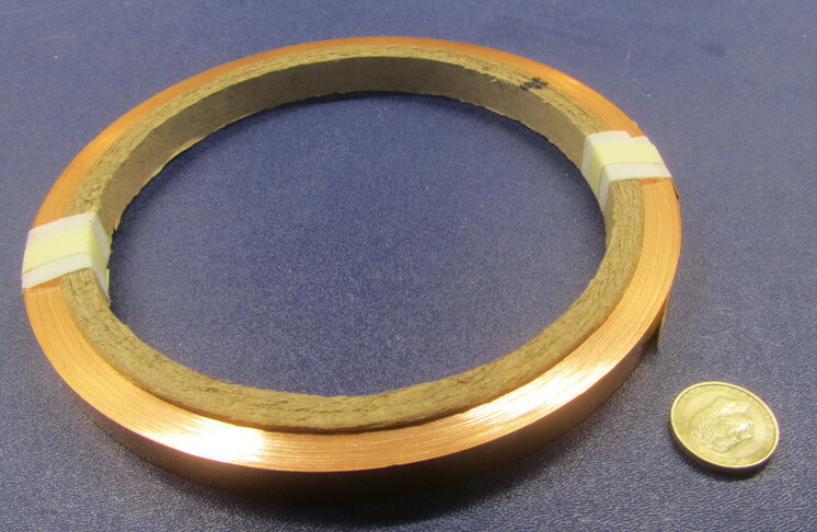 110 Copper Foil Soft Temper .007″ Thick x 1/2″ Wide x 100 Foot Length