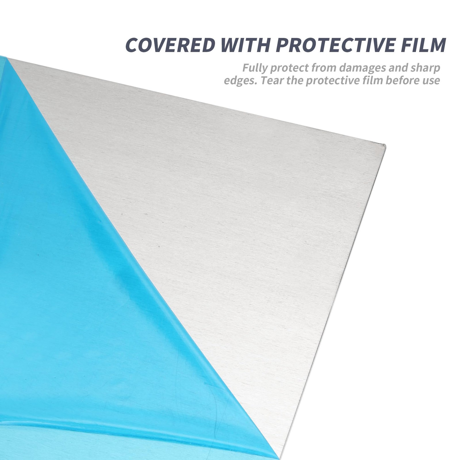 4 Pack 6061 T651 Aluminum Sheet Metal, 12 x 12 x 1/16 Inch