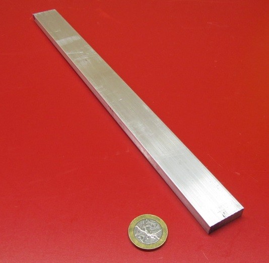 6061 T651 Aluminum Bar, 5/16″ (.312″) Thick x 1.0″ Wide x 12″ Length, 4 Units