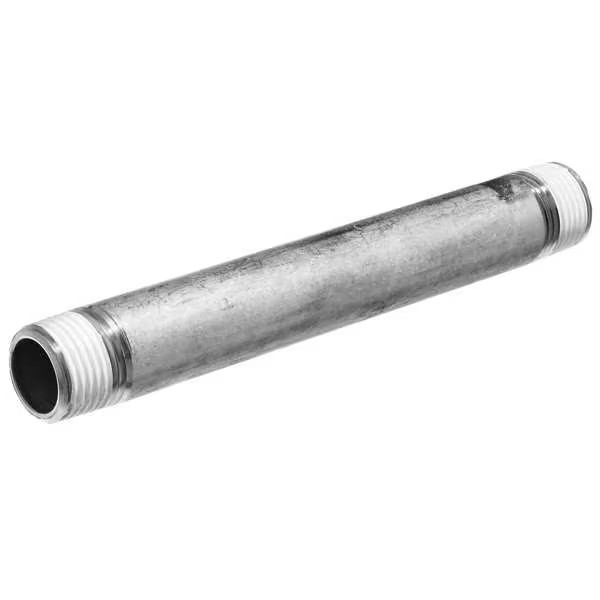 Stainless Steel Schedule 40 Pipe, 1 in Nominal Size, 3 ft Length, Threaded Both