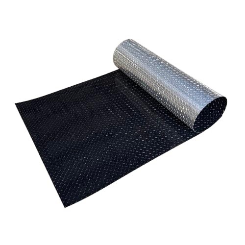 48″ x 96″ Black Aluminum Diamond Plate Sheet .025″ Thick 1/40th Trailer Rock