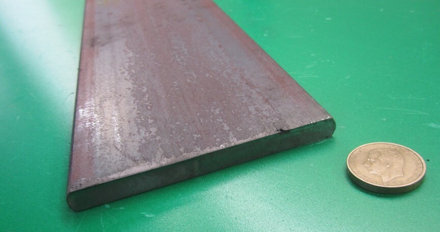 5160 Spring Steel (Knife, Blade) Bar .360″ (+/-.006″) Thick x 4″ Wide x 36″