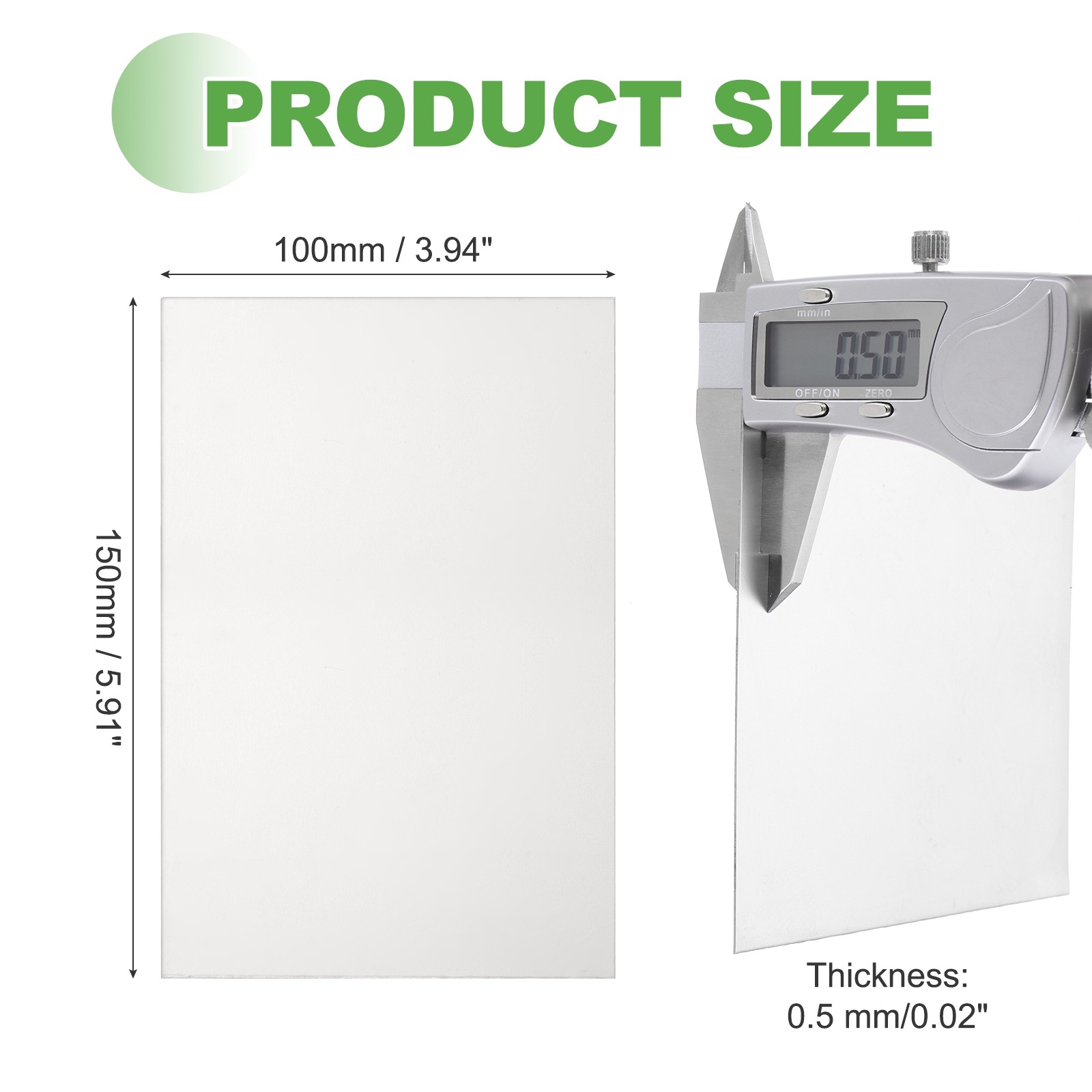Pure Grade TA1 Titanium Plate Sheet 150x100x0.5mm Titanium Metal Sheet