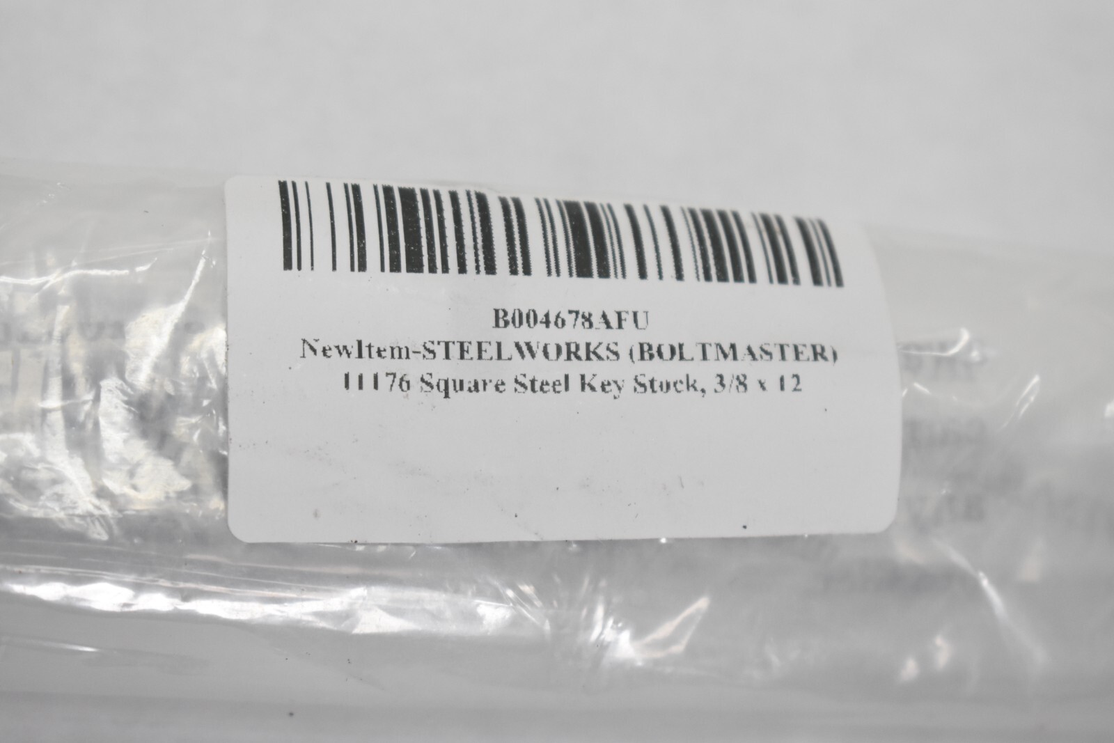 Steelworks Boltmaster Square Key Stock Steel 3/8″ x 12″ 11176 Lot of 4