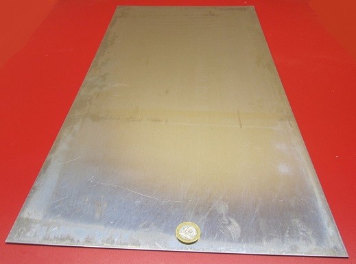 2024 Aluminum Sheet, T3, .040″ Thick x 12.0″ Width x 24.0″ Length