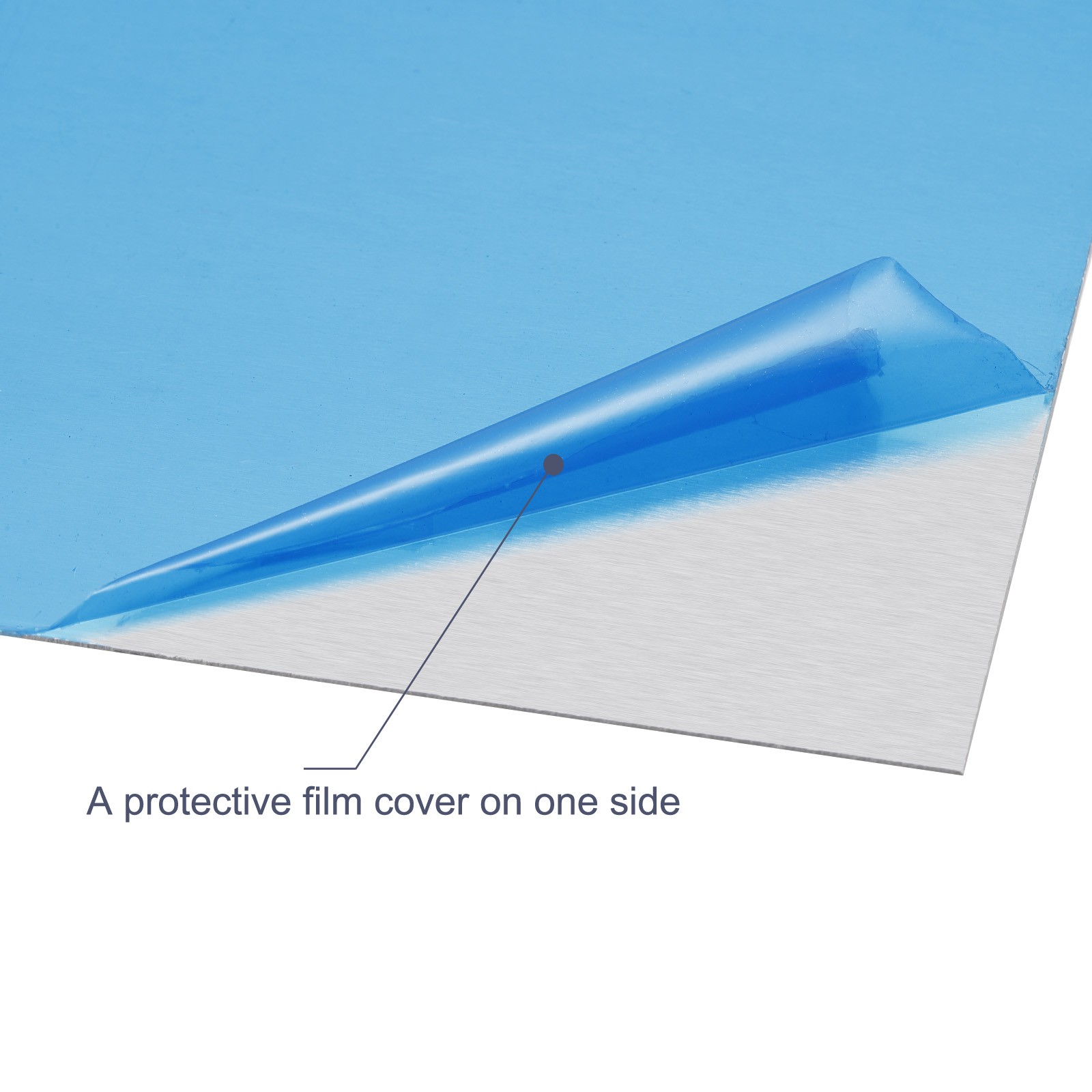 300mm x 150mm x 0.5mm Rectangle 6061 Aluminum Sheet Flat Metal Plate Stock 2Pcs