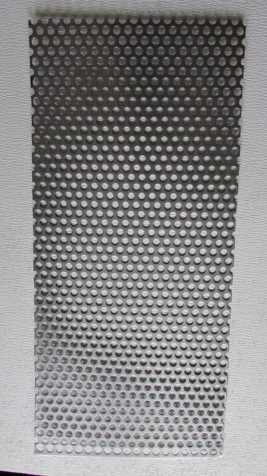 3/8″ HOLE 16 GAUGE 304 STAINLESS STEEL PERFORATED SHEET–11-1/2″ x 24″