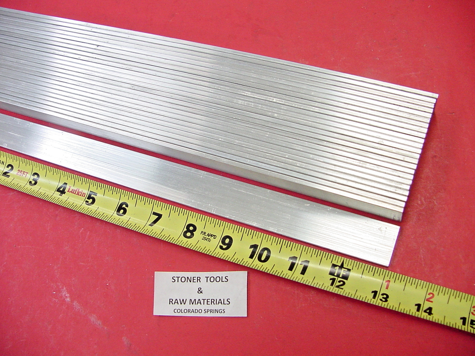 24 Pieces 1/8″ X 3/4″ ALUMINUM FLAT BAR 13″ long 6063 T52 New Extruded Stock