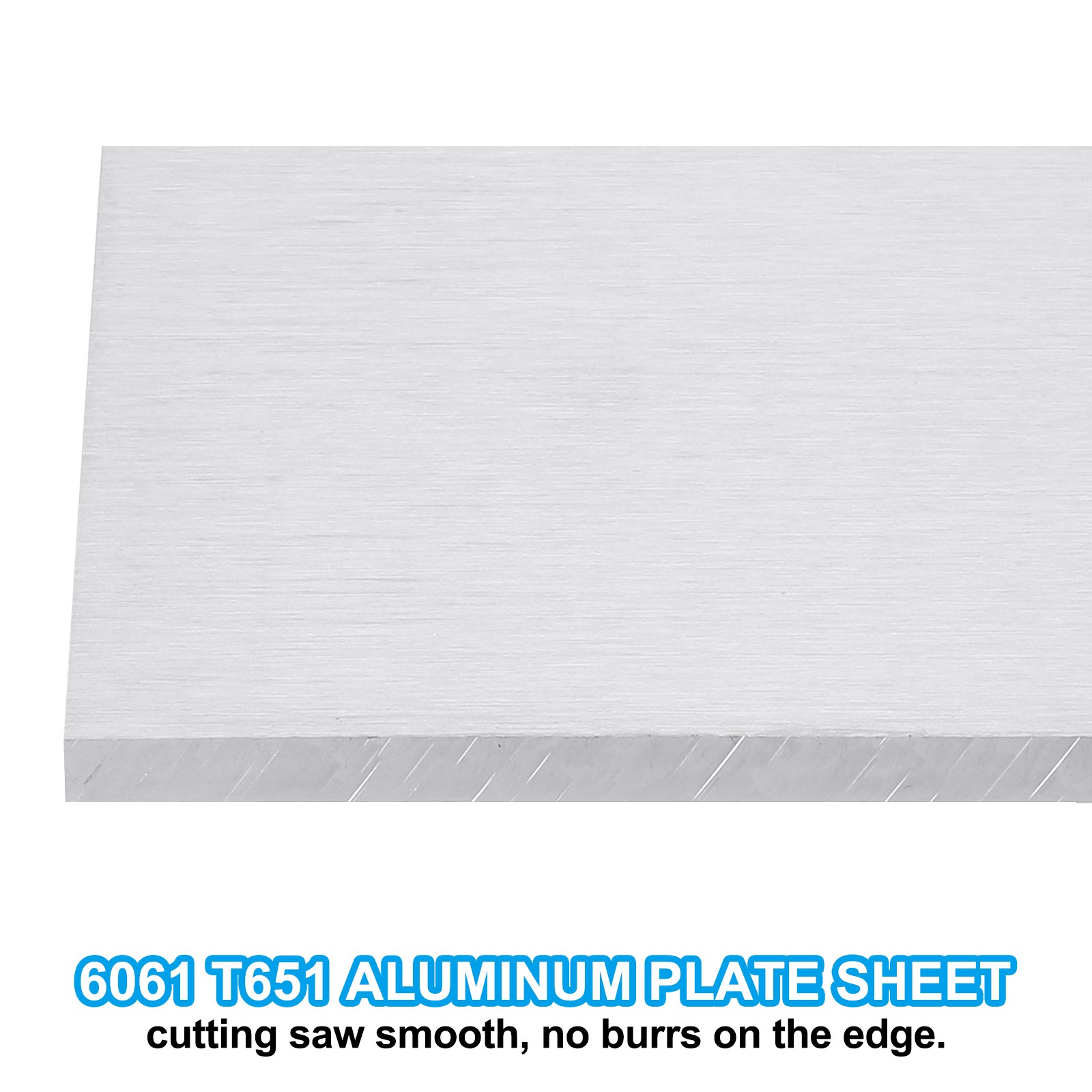 6061 T651 Aluminum Sheet Metal 4 x 6 x 1/4(0.236″) Inch 3Pcs Flat 6MM