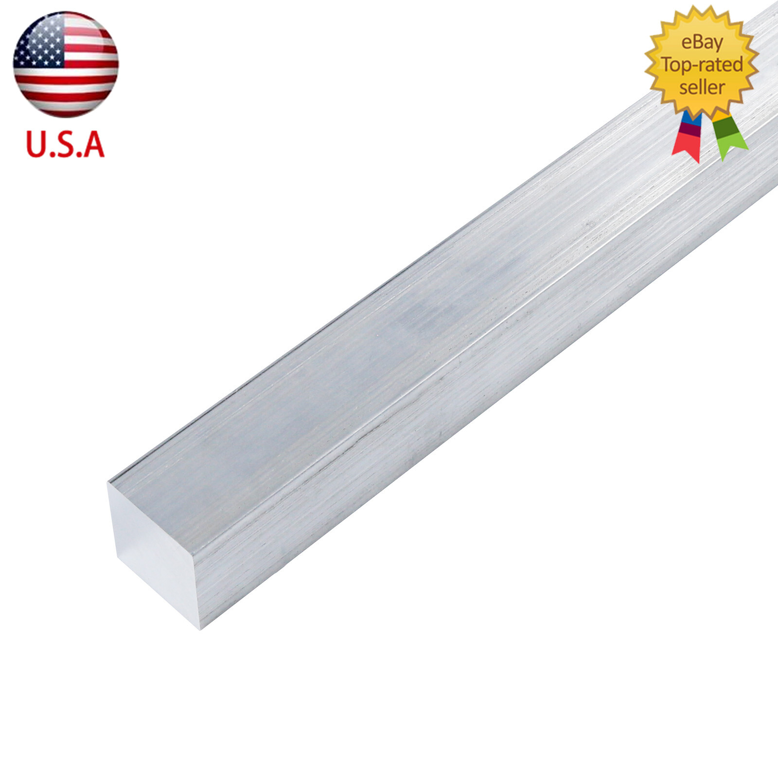 USA T6061 Aluminum Flat Plate Sheet Flat Stock Length 300mm Width 25mm Thick25mm