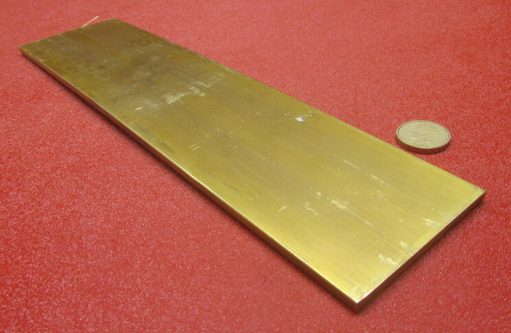 360 Brass Flat Bar 3/16″ Thick x 3.0″ Wide x 12.0″ Length