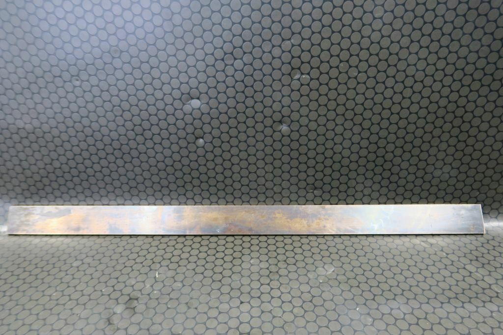 Sheet metal strips flat steel flat bar copper plate tape 10x80x1350mm 38027