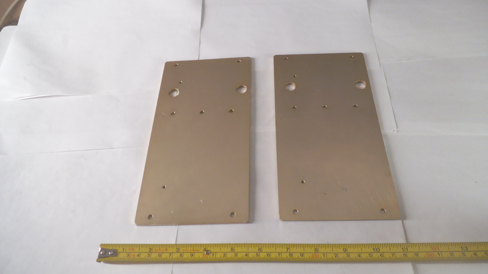 Set of 2 pcs Aluminum chromate plated 8-1/2″ x 4-1/2 x 1/8″ thick