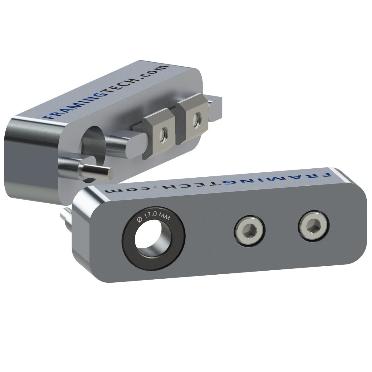 45 Series-D17 Drill Jig 17mm for a quick connector (QC10) CNC Machined FT-D17-DJ