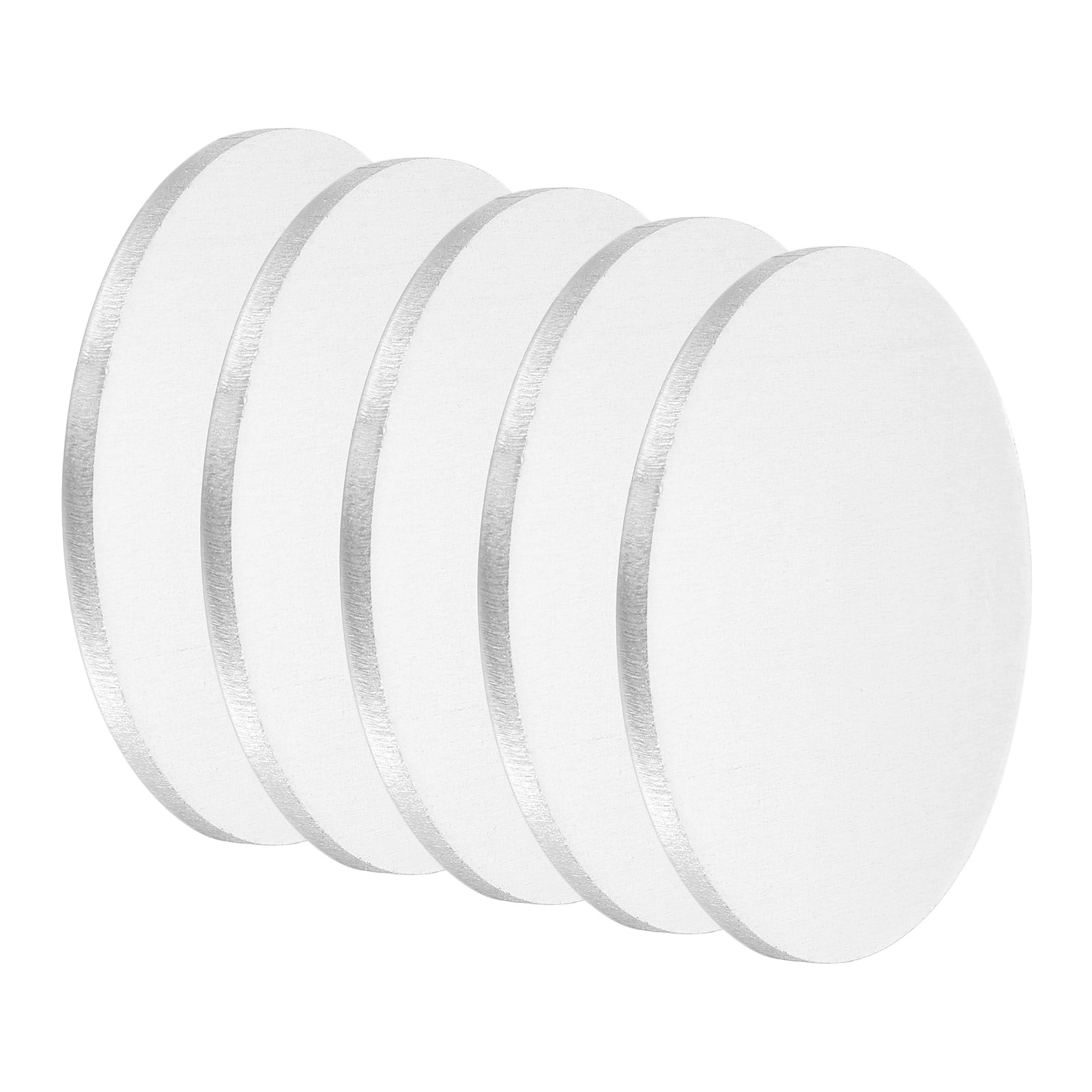 5Pcs Aluminum Disc 2″(50mm) Dia 0.1″(2.5mm) Thick Round 1060 Aluminum Sheets
