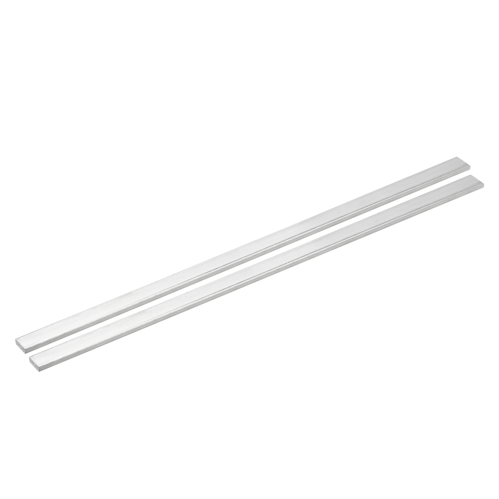2pcs Square Aluminum Bar 1/8″ Thick 0.4″ Width 12″ Length