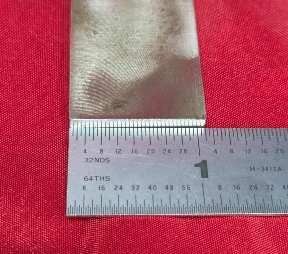 D2 Tool Steel Block Billet 7.030″ L x 1.060″ W x 0.270″ Thick – 9.1 Oz.