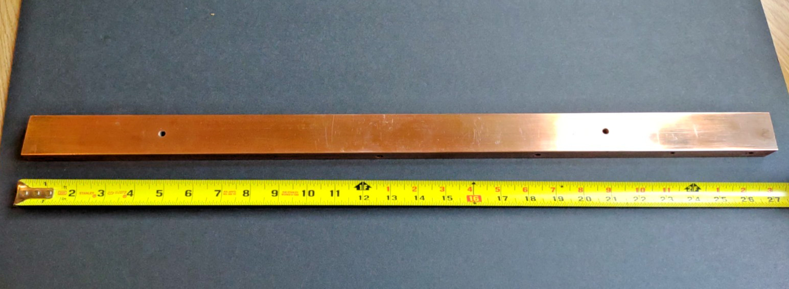 High Purity 110 Copper Stock Total Weight 4.3 Kg, 9.6 lbs