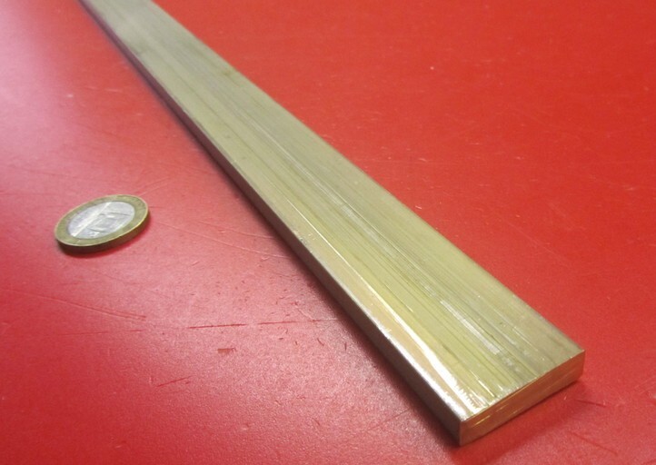 385 Brass Flat Bar 1/4″ Thick x 1.0″ Wide x 4 Foot Length