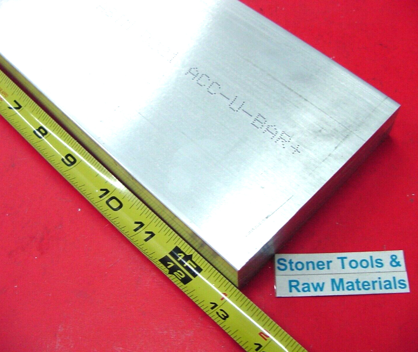 5/8″x 6″ ALUMINUM 6061 FLAT BAR 13″ long Solid T6511 Extruded Mill Stock Cut New