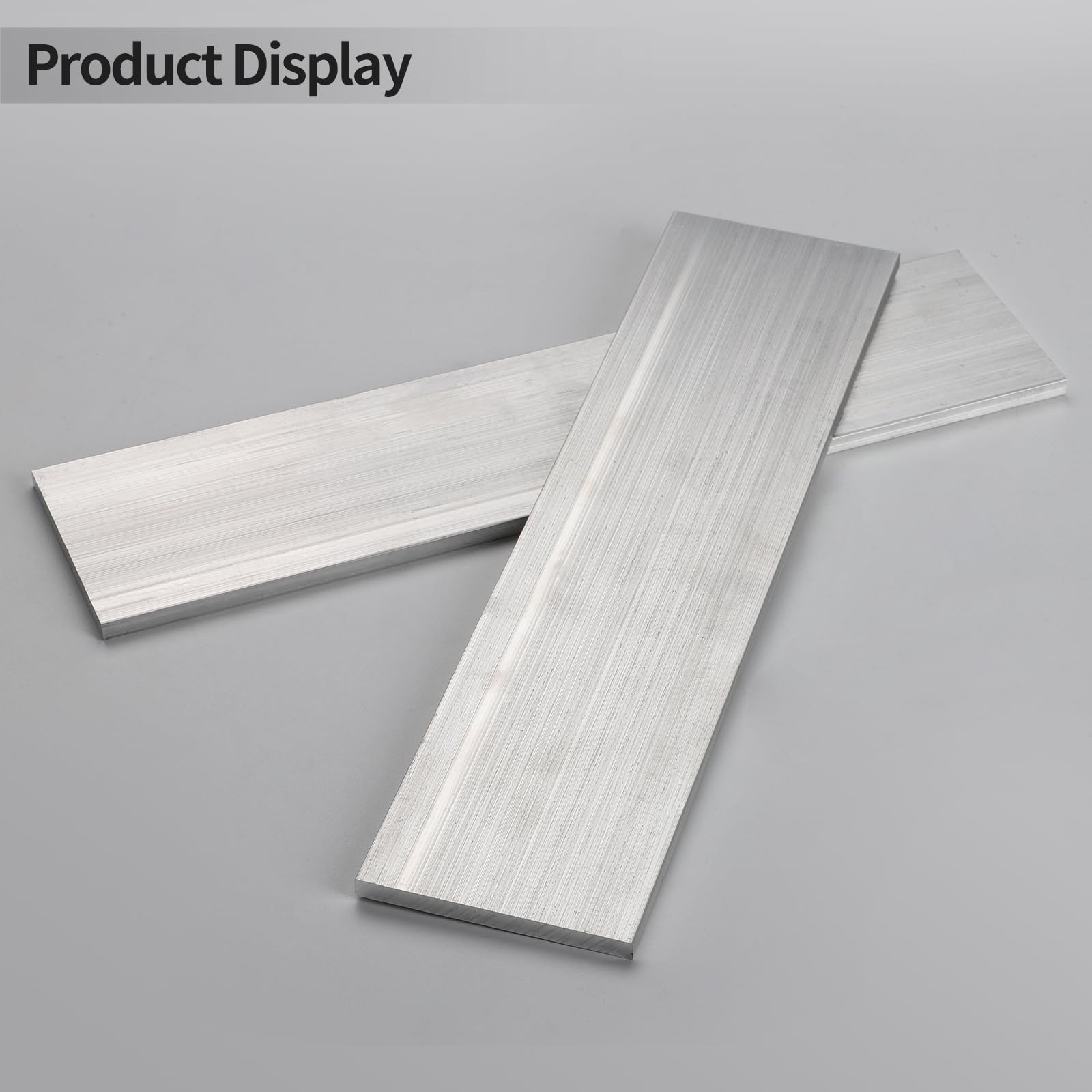 2 PCS 1/4x3x12 Inch 6061 Aluminum Flat Bar 6x75x305mm T6511 Solid Plate