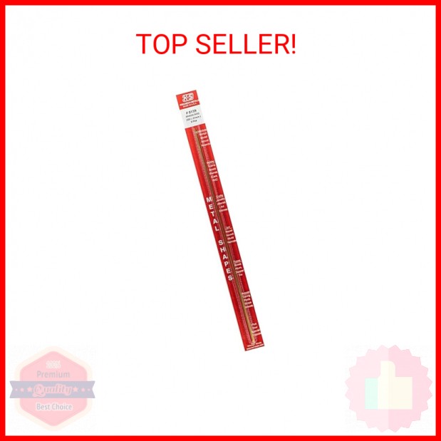 K&S 8159 Round Brass Rod, 0.020″ OD x 12″ Long, 5 Pieces, Made in The USA