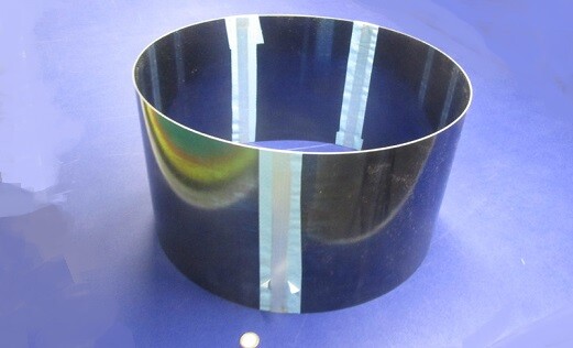 Blue Tempered Spring Steel Shim 0.025″ Thick x 10.0″ Width x 120″ Length